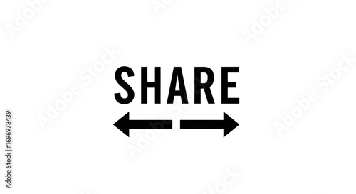 Share Icon with Arrows Pointing in Opposite Directions