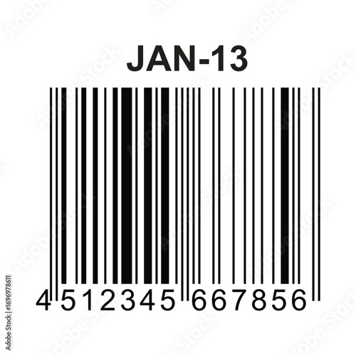 Konstfotografi Barcode JAN 13