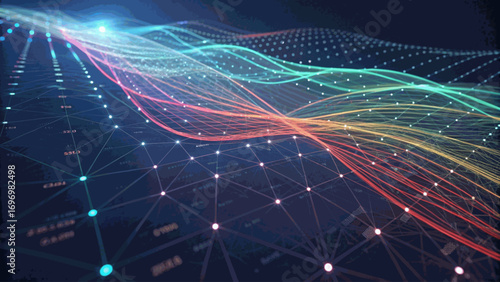 Data Flow Effect Animation