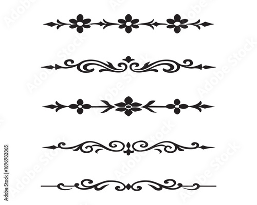 set of decorative elements for design