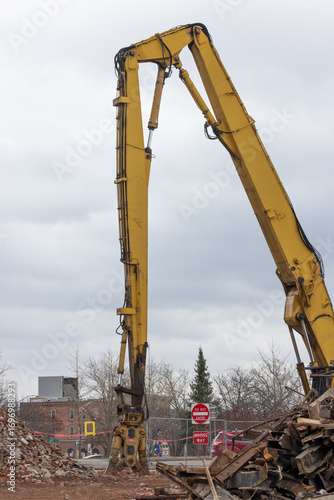 crane on a construction site