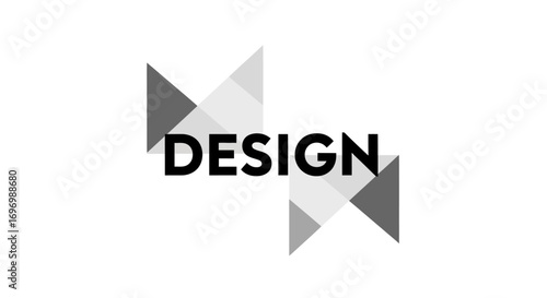 Abstract Design Logo with Triangles