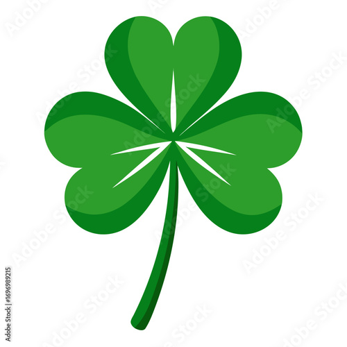Shamrock leaf clover isolated