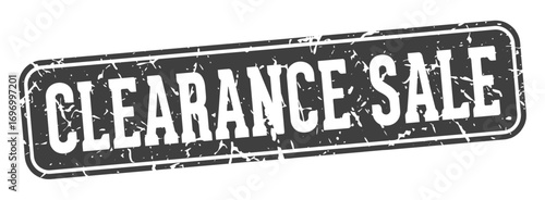 clearance sale rectangular sign. clearance sale stamp