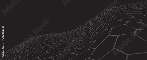 Abstract cube hexagon shape background. Vector banner design. Hexagons pattern. Geometric abstract background with simple hexagonal elements. Medical. Vector digital art banner. eps 10