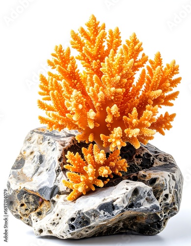 Ornamental coral on rock