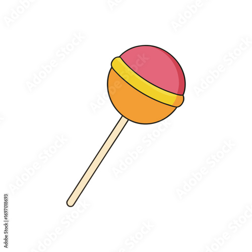 lollypop on white background
 