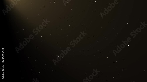 Gold Particle Lights. Gold particle lights background for scene and titles, logos.