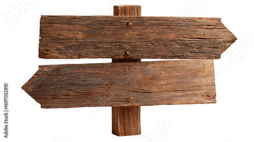 Rustic Wooden Signpost
