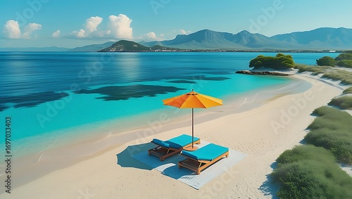 Fototapeta Naklejka Na Ścianę i Meble -  tropical beach in thailand