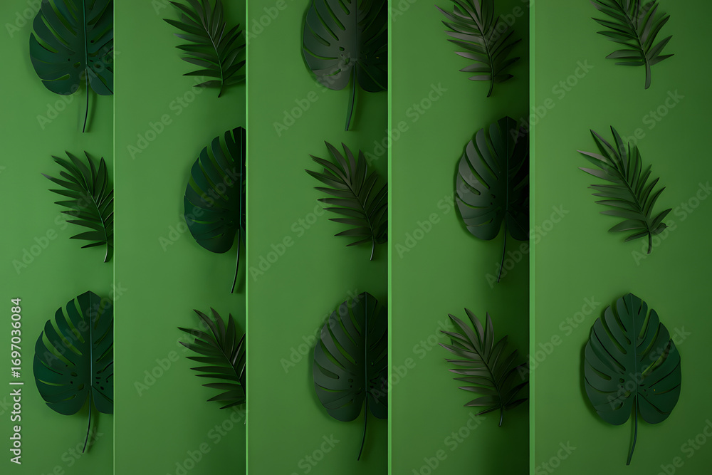 seamless pattern with leaves