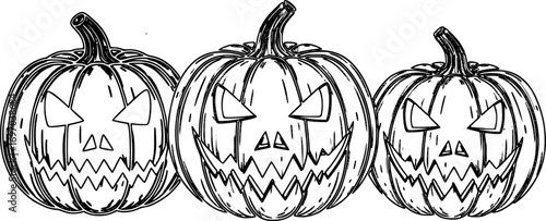 3D Layered Halloween Pumpkins SVG Template – Multilayer Pumpkin Art, Haunted House Scene Cut File for Laser and Paper Cutting