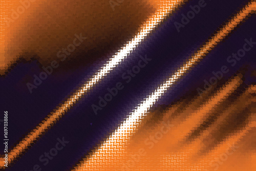 Abstract digital art with dynamic streaks of light and orange hues for modern backgrounds and visual projects vector