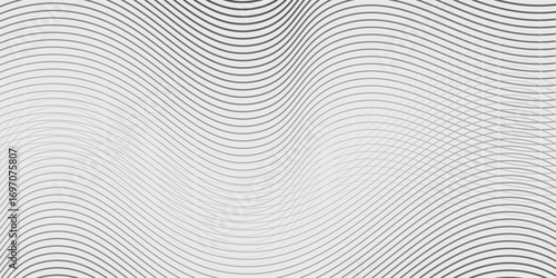 Abstract vector background with black wavy lines Luxury design template with modern background