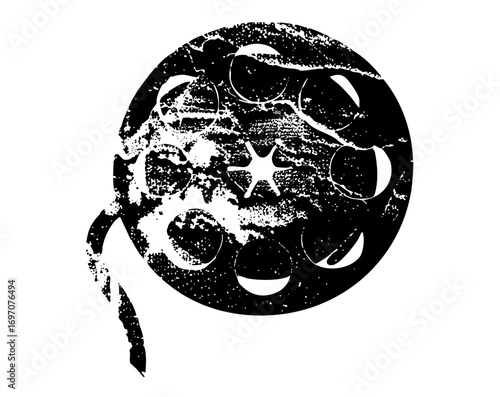 Vector Abstract lunar phases and starburst .