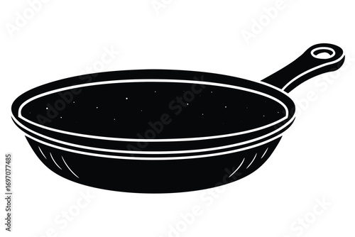 roasting pan silhouette vector art design