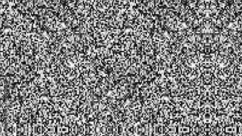 Abstract dynamic retro vintage Grained and distorted Static TV Bad tracking VHS noise smooth looping motion backdrop texture grunge background