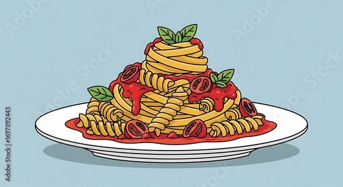 Pasta Plate.