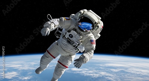 Wallpaper Mural Spaceman in Orbit. Torontodigital.ca