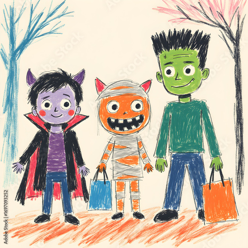 Halloween themed children's pictures