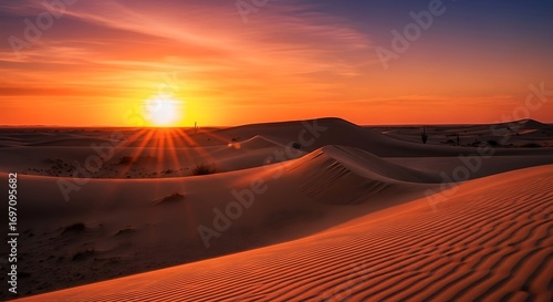 Wallpaper Mural Desert Sunset. (2) Torontodigital.ca