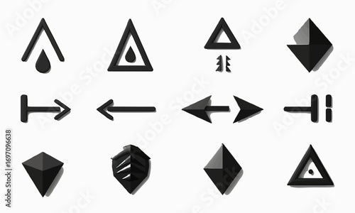 Free Download Abstract collection of diverse arrow designs featuring geometric, hand-drawn, grunge, colorful, and minimalist directional symbols arranged in varied styles for navigation, decoration. - GFXLoad