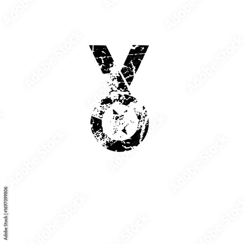 Vector Distressed Taurus Symbol