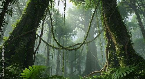 Wallpaper Mural Tropical Jungle Canopy. Torontodigital.ca