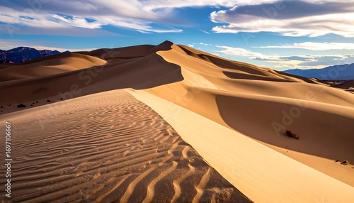 Fototapeta Naklejka Na Ścianę i Meble -  Golden sand dune landscape