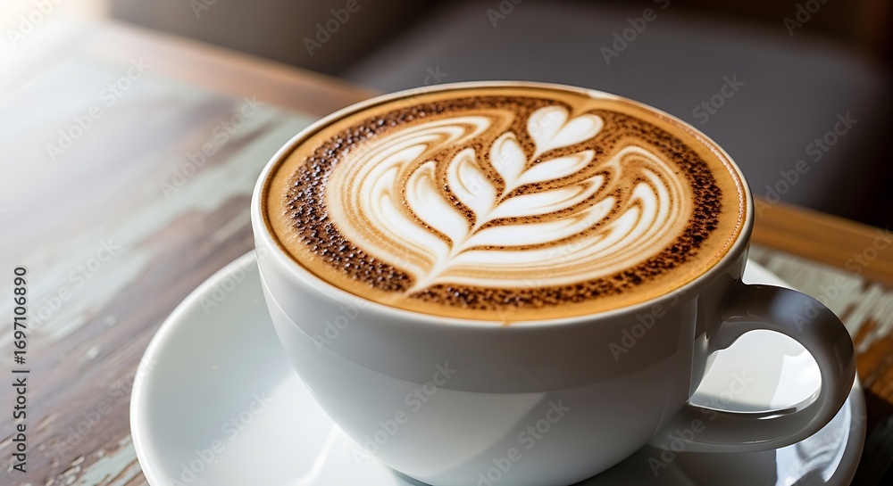 custom made wallpaper toronto digitalLatte Art Coffee. (1)