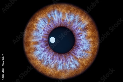 Close-up of a detailed human eye