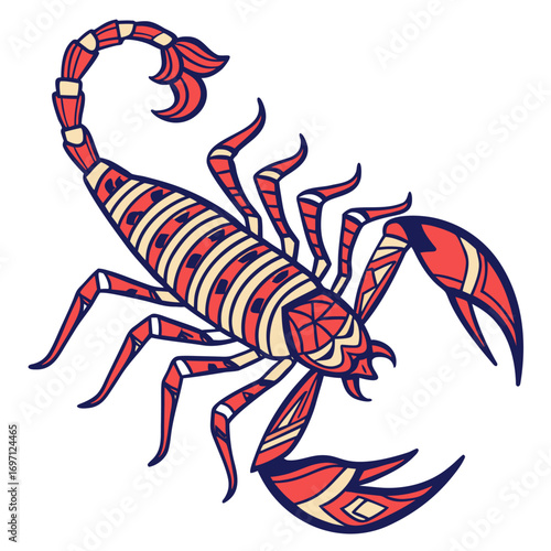 scorpion---colour-color-design-and-white-backgroun (2)