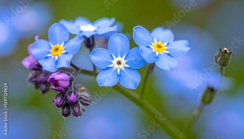 Close-up of forget-me-nots