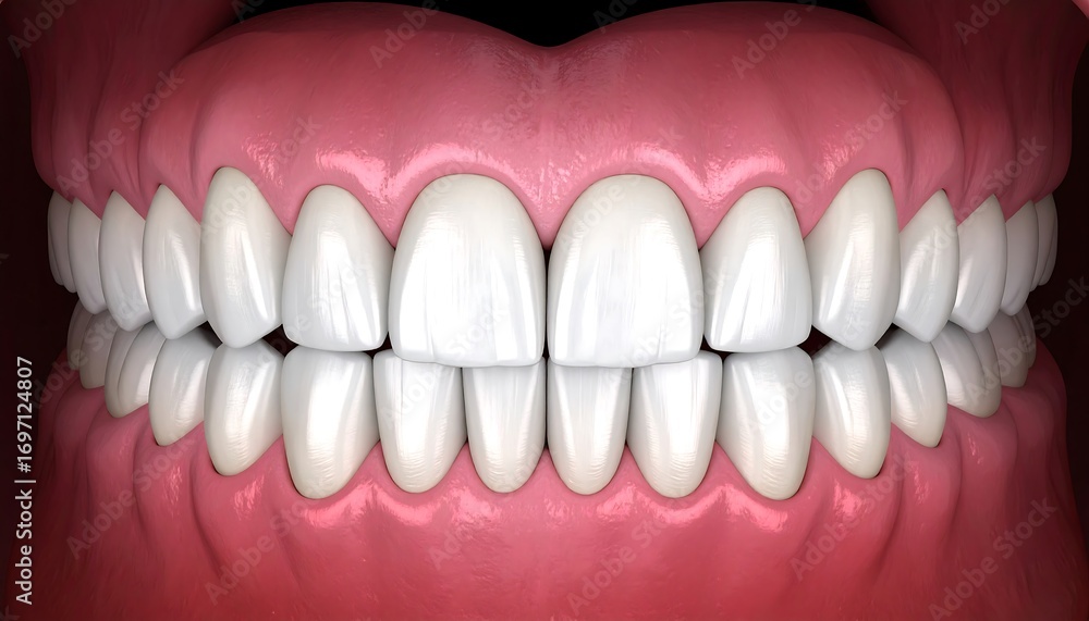 Fototapeta premium Close-up of healthy teeth