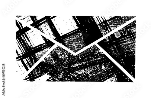 Vector Abstract geometric shapes create a dynamic fragmented composition.