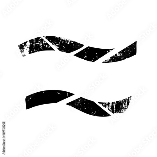 Vector Abstract black curved lines create a dynamic flowing .