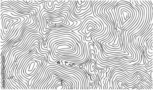 Vector Abstract flowing lines create a topographic map .