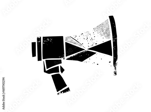Vector Abstract vector of a vintage camera.