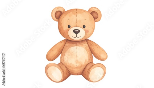 Cute teddy bear illustration