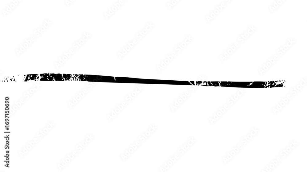 Naklejka premium Vector Bold brushstroke element with textured edges.