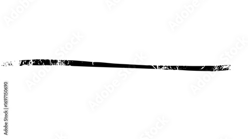 Vector Bold brushstroke element with textured edges.