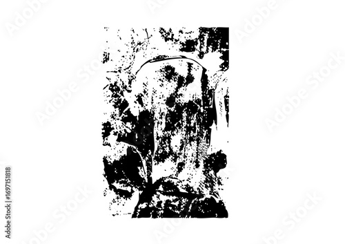 Vector Abstract portrait of a person with a .