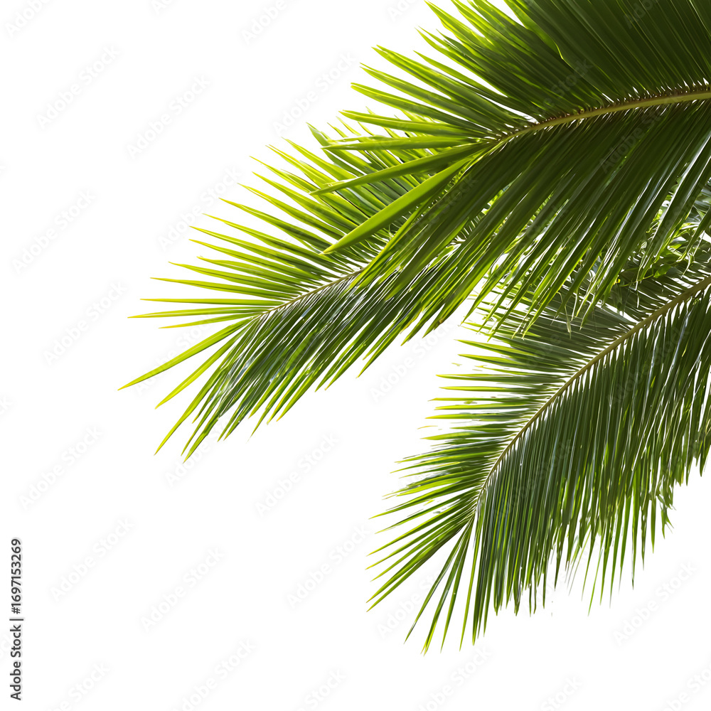 Fototapeta premium Palm fronds close up