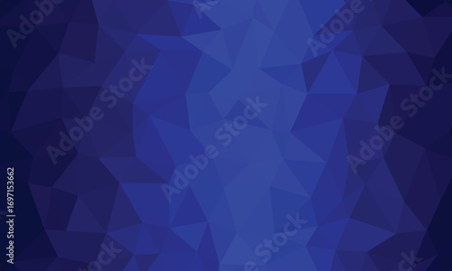 Deep Blue Polygonal Geometric Background with a Subtle Gradient Effect abstract low poly