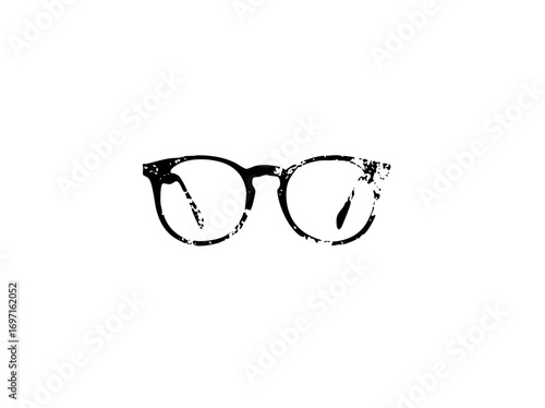 Vector Minimalist black eyewear with rounded lenses.