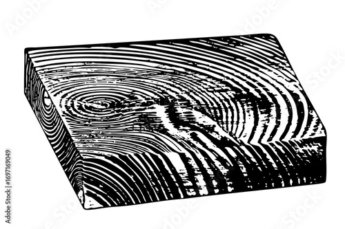 Vector Abstract fingerprint swirl in monochrome.