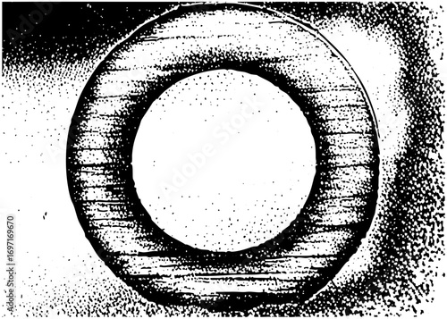 Vector Circular element with central void .