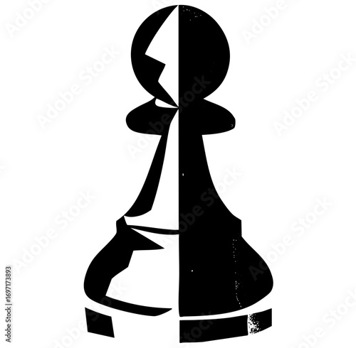 Vector Dualistic Pawn Depicts Strategic Conflict