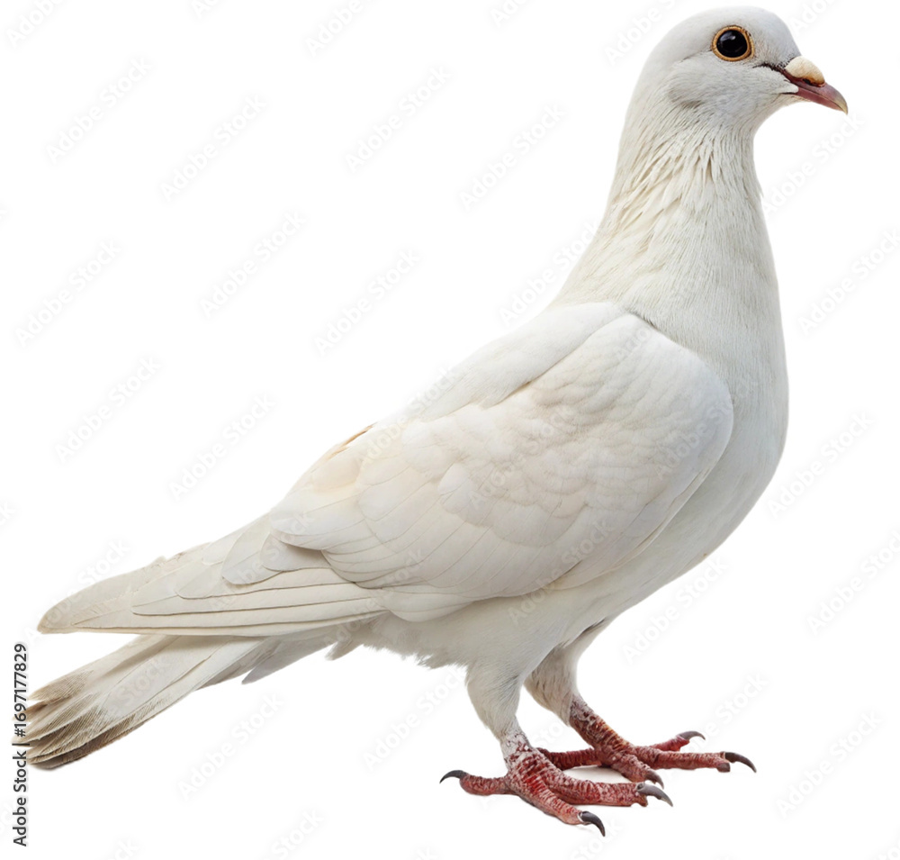Obraz premium Elegant dove perched serenely, symbolizing peace and tranquility for your projects 