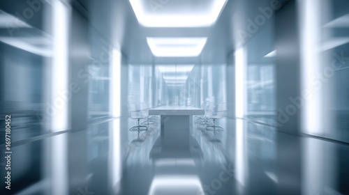 Wallpaper Mural Futuristic Conference Room: Modern Minimalist Office Interior Design Torontodigital.ca